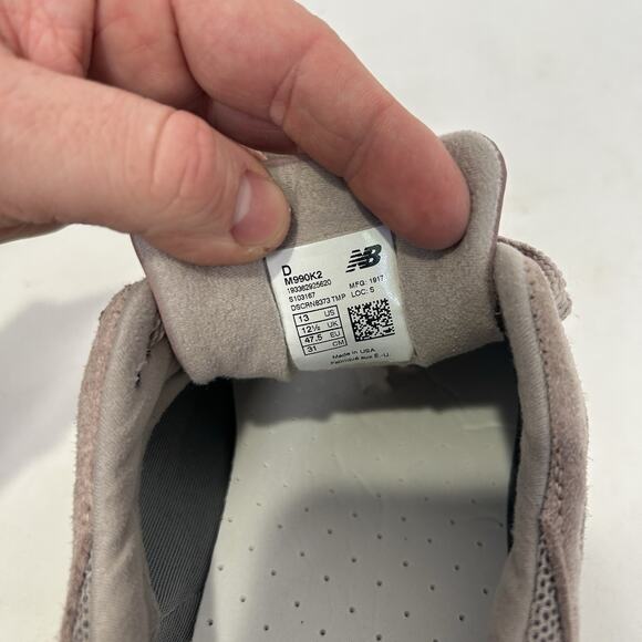 KITH x New Balance 990v2 Made in USA “Dusty Rose” M990K2 main image 6